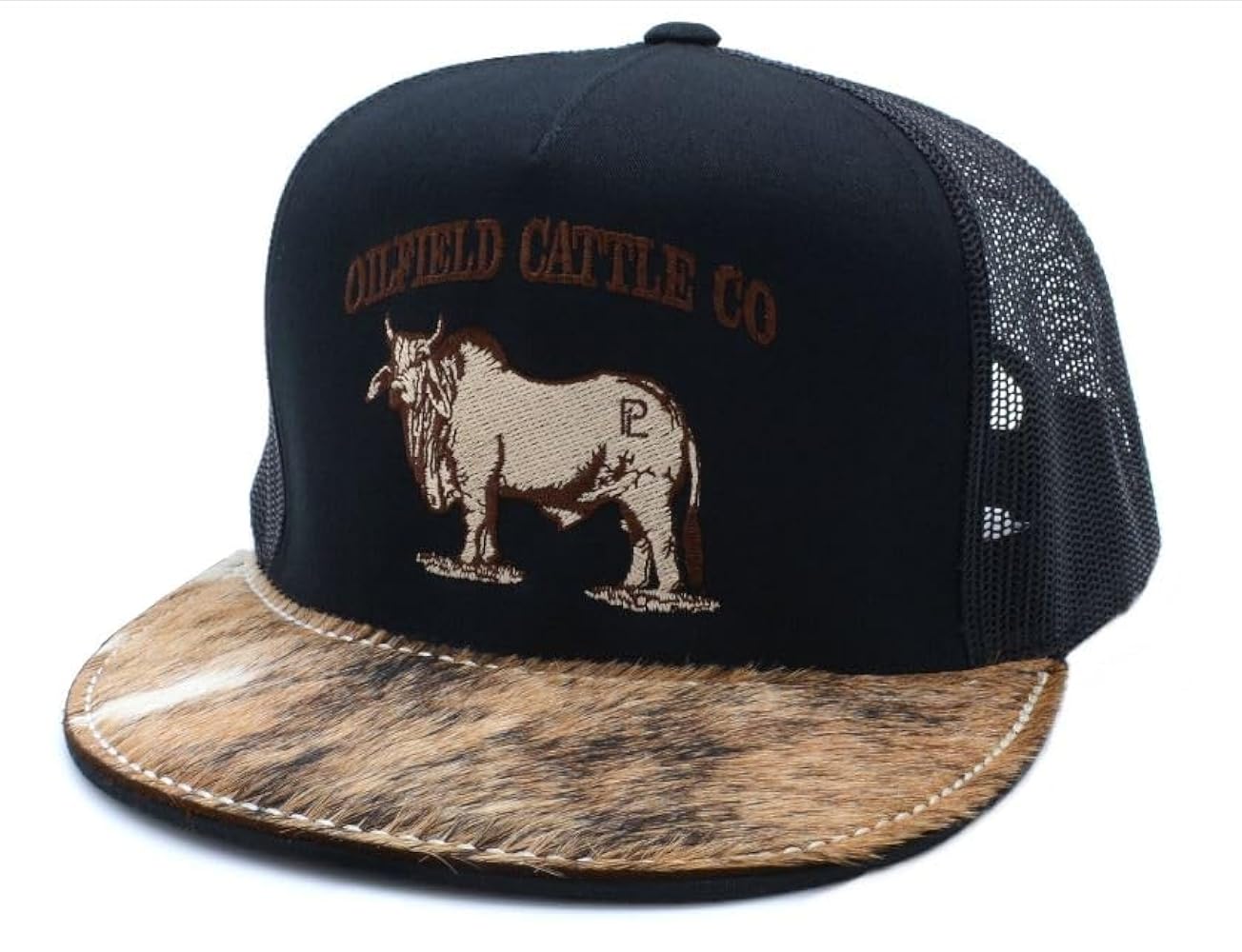 Oilfield Cattle Co. - Roundup - Cowhide-Topped Flat-Bill
