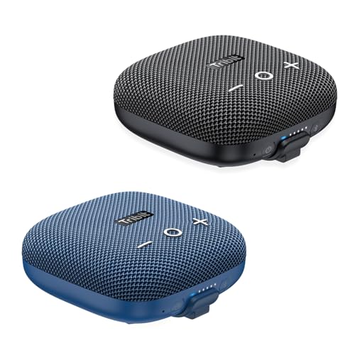 Tribit StormBox Micro 2 Portable Speaker (Black and Blue)