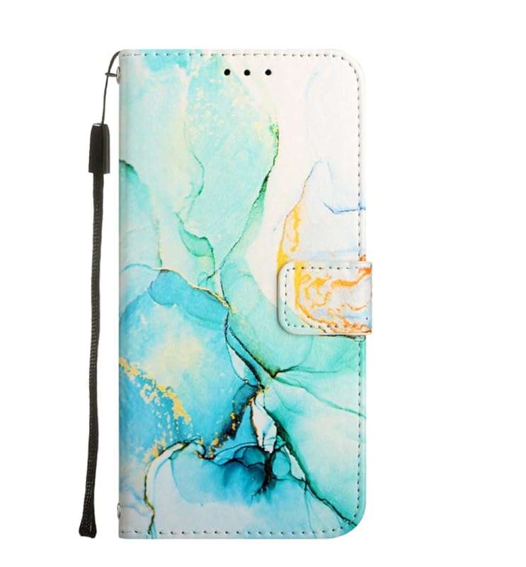 Image of TELETEL Marvel Magnetic Closure Flip Shock Proof Back Cover with Cards & Cash Pockets | Wallet Case - Green for Vivo V50 5G
