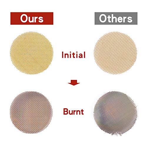 200 Pieces Brass Pipe Screens, 100% Brass Pipe Screens 0.75 Inch with Metal Storage Box (3/4 inch) - Image 3