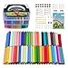 Vindany Polymer Clay – 46 Blocks Colored Kinderknete 1.28KG/2.82LB Soft Oven Bake Clay mit Modeling Tools DIY Craft Clay Set für Kinder' Geschenk