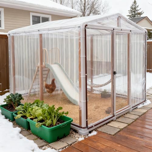 Cubertería y lona para cobertizo de camping con material parasol transparente para exteriores 5