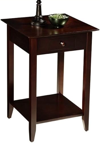 Miniatura 1 de Convenience Concepts American Heritage mesa auxiliar con cajón y estante