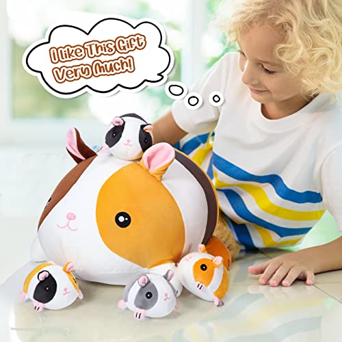 Threan 5 Animali di Peluche di Cavia Bambola di