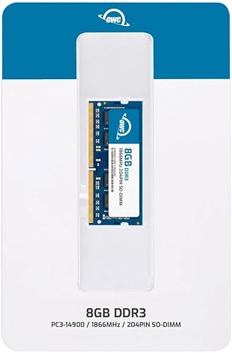 Miniatura 2 de OWC 8GB DDR3L 1866 PC3L-14900 CL13 2Rx8 204-pin 1.35V SODIMM módulo de memoria RAM Actualización compatible con Synology DiskStation DS218+