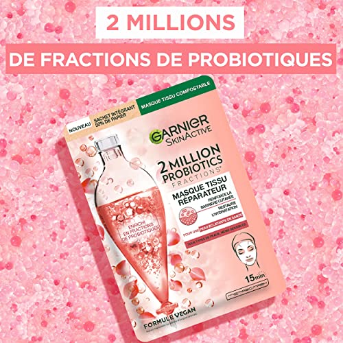 Masque Visage Réparateur Probiotiques Skinactive Garnier Le Masque Tissu - vue 4