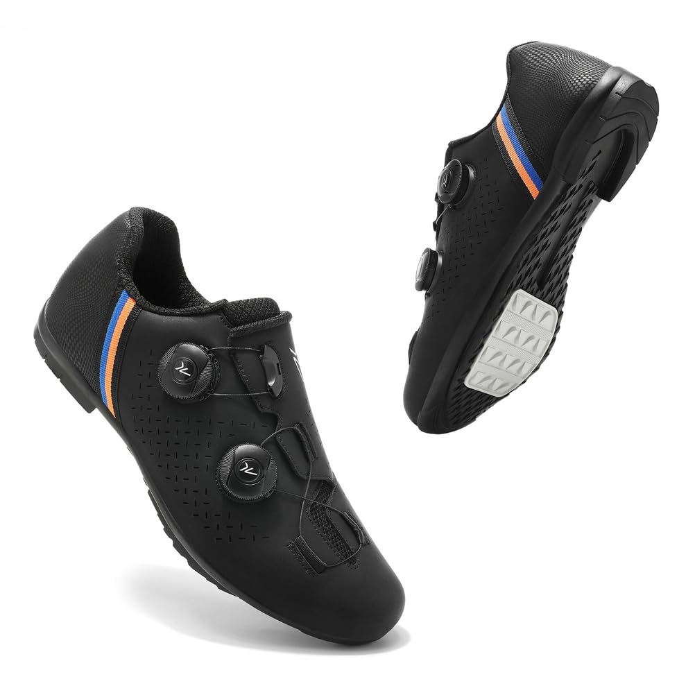 JiuQing Męskie buty do jazdy na rowerze codzienne bez blokady kompatybilne z butami do jazdy na rowerze górskim antypoślizgowe lekkie