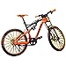 UxradG Bike Model Time Racing Car Downhill Mountain Bike in lega di zinco ruotabile a sinistra e destra giocattolo per bambini Hometable Top Decor (arancione, dimensioni: downhill mountain bike)