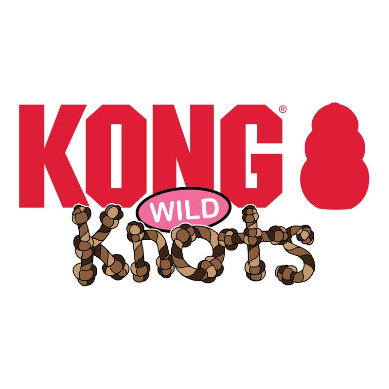 KONG Wild Knots Jumbo Bear Hundespielzeug, sortiert