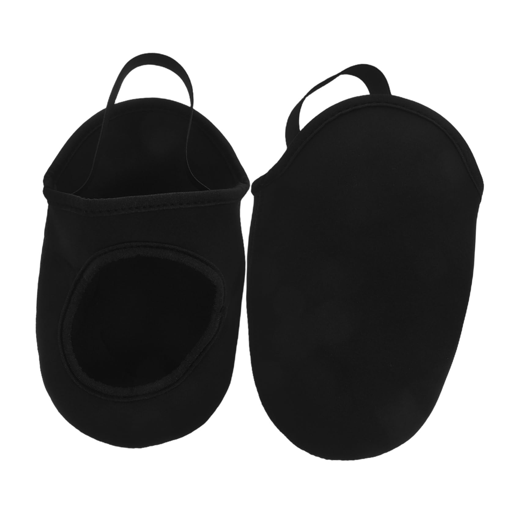 Holibanna 2Pcs Warm Cycling Shoe Covers Windproof Non Slip Thermal Overshoes for Mountain and Road Bikes Easy to Wear Half Shoe Design for Cold Weather Outdoor Riding Activities Black