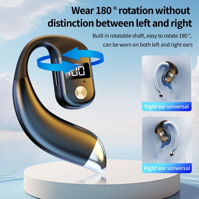 Auricular Bluetooth On Ear inalámbrico ligero con audio direccional miniatura 4