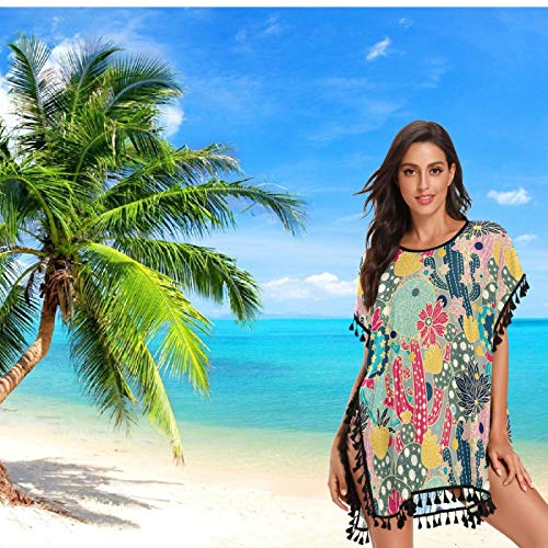 Women's Stylish Fashion Chiffon Tassel Beach Bikini Swimwear Bathing Suit Cover up3