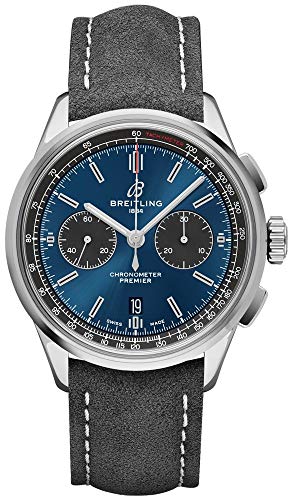 Breitling Premier B01 Chronograph 42 Blue Dial mens Watch AB0118A61C1X4