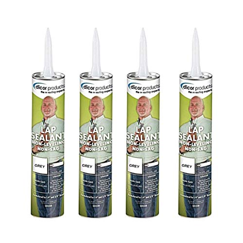 Dicor 551LSG Non-Leveling Lap Sealant, Grey, (4pack)