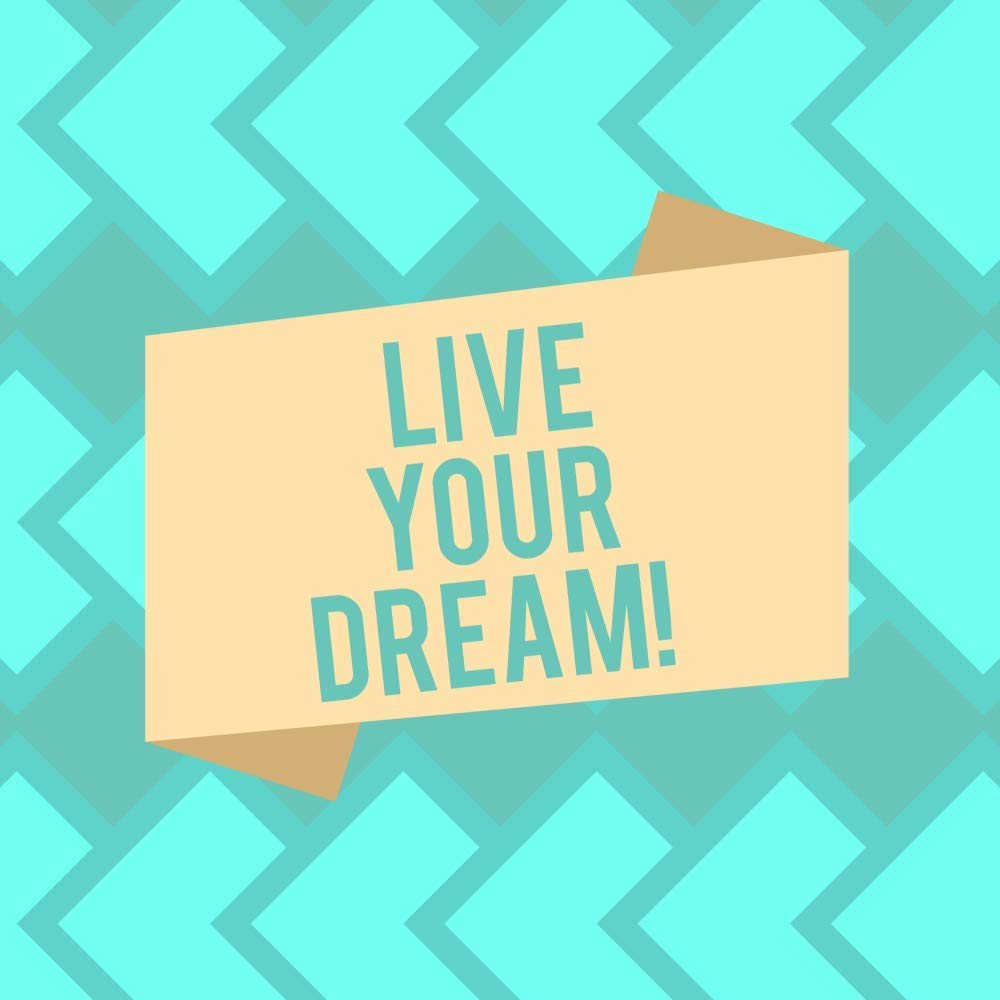 5 Ace live your dream Poster StickerInspirational posterMotivational
