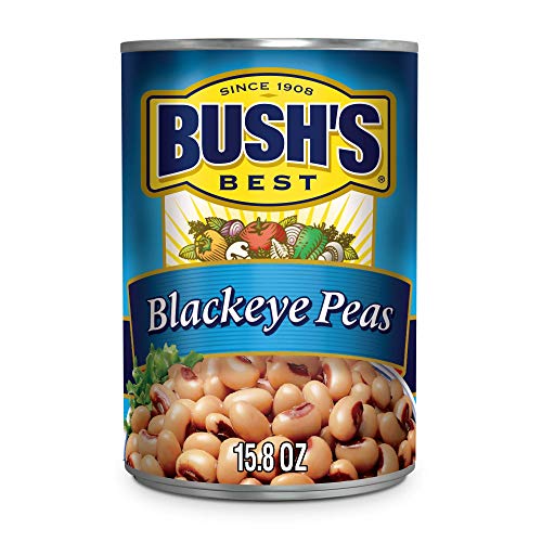 BUSH'S BEST Canned Black Refried Beans (Pack of 12), Source of Plant Based Protein and Fiber, Low Fat, Gluten Free, 16 oz