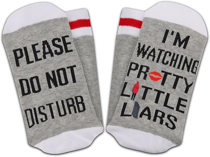 GJTIM 2PAIRS Novelty Suspense TV Show Socks Funny Inspired Gift For Fans3