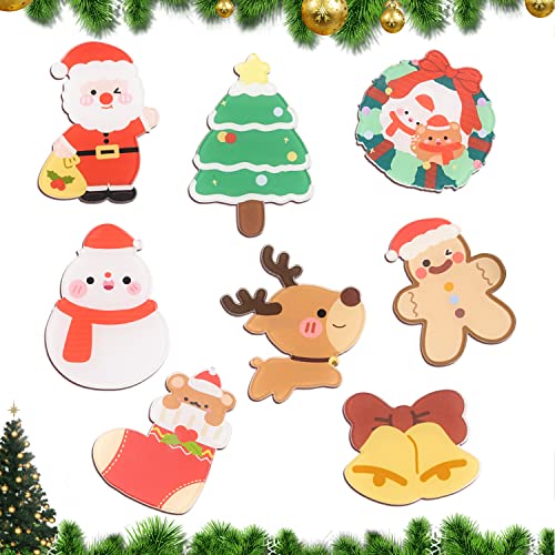 Graplan 24 broches de Navidad, insignias de Navidad, insignias de Navidad para Navidad, Papá Noel, árbol de Navidad, reno, juego de pines de Navidad Cover
