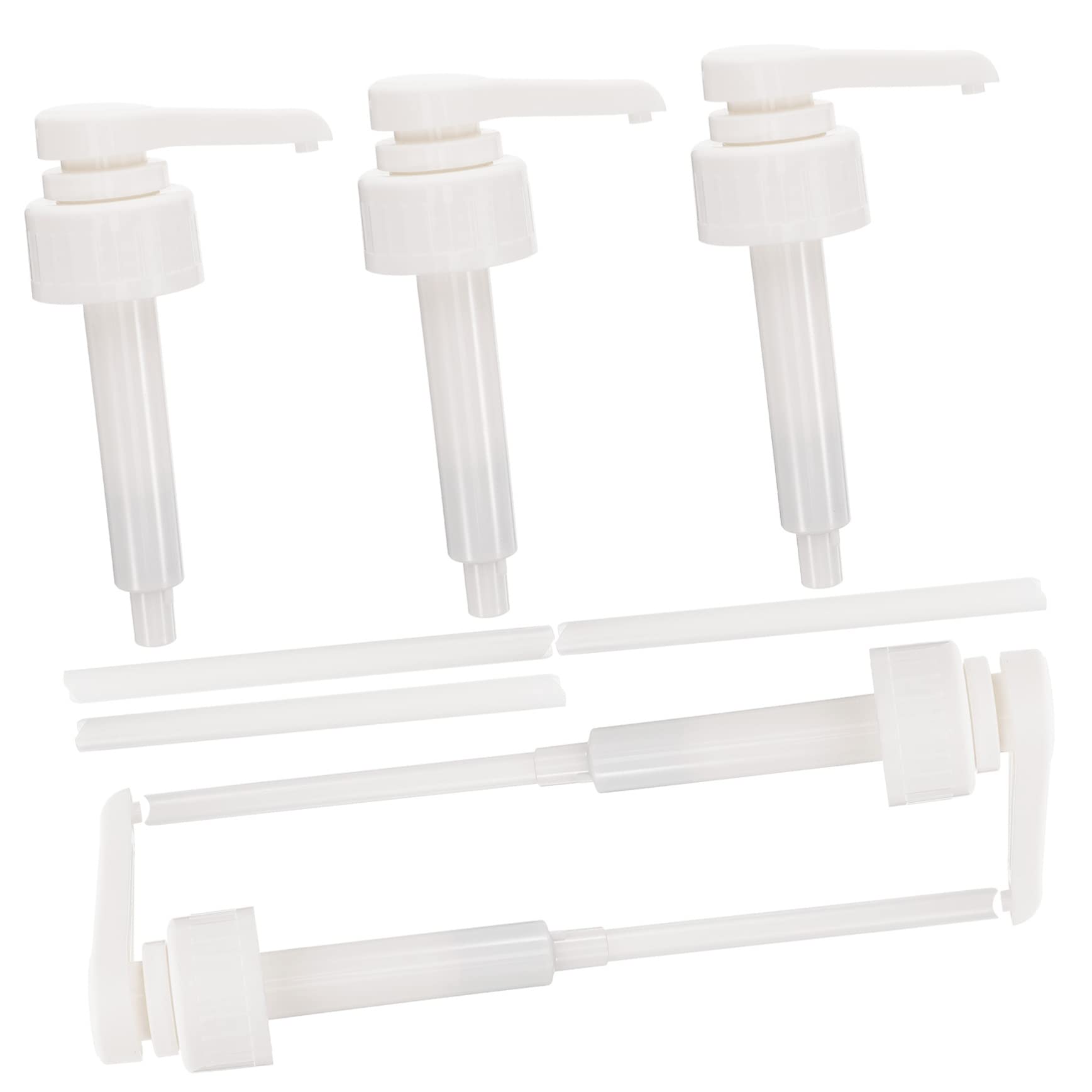 NAMOARLY Syrup Pump Plastic Oil Bottle Dispenser Pump Head for Condiment Shampoo