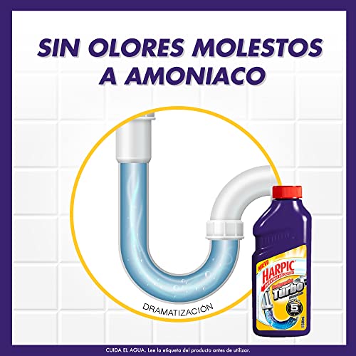 Destapador Para Caño, destapacaños liquido Marca Harpic (3)