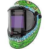 YESWELDER 溶接面 自動遮光 側面も見える広視野 ４アークセンサー 遮光速度：1/30000秒 遮光度4/5-9/9-13 本当の色を映す TIG MIG ARC溶接 研磨 プラズマ切断に対応