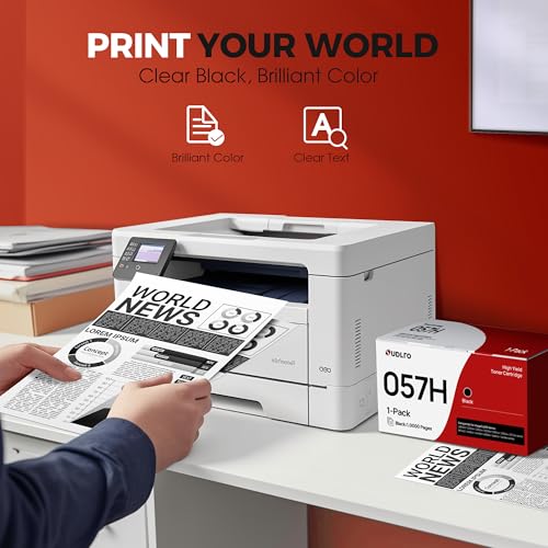 Sudlto 057H TONER CARTRIDGE - High Yield - Canon 057 Toner Cartridge Replacement For Canon 057H Black High Yield Toner Cartridge To Use With Mf445Dw Mf448Dw Mf449Dw Lbp226Dw Lbp227Dw Printer thumb #5