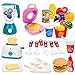Küchenspielzeug für Kinder, Kindergeschirr Spielküche 25 PCS Zubehör mit Küchensaft Mixer, Toaster, Utensilien, Spielnahrung für Kinder, Spielset für die Küche für Jungen und Mädchen über 3 Jahre