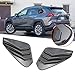 Xotic Tech Rear Side Window Louver Air Vent Scoop Shades Cover Blinds for Toyota RAV4 2019 2020 ABS Material Carbon Fiber Style Accessories Exterior Decoration