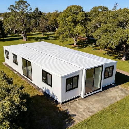 20ft White Modern Tiny House with 2 Bedrooms,1 Full Bathroom & 1 Kitchen - Ready-to-Use Portable Home for Camping,Backyard Retreat & Small Living Needs - Image 3