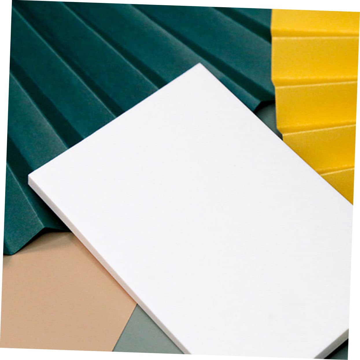 BEBEMOKO Rubber Carving Blocks 15x10x0.6cm 5pcs Set DIY Carving Material Handmade Rubber Piles