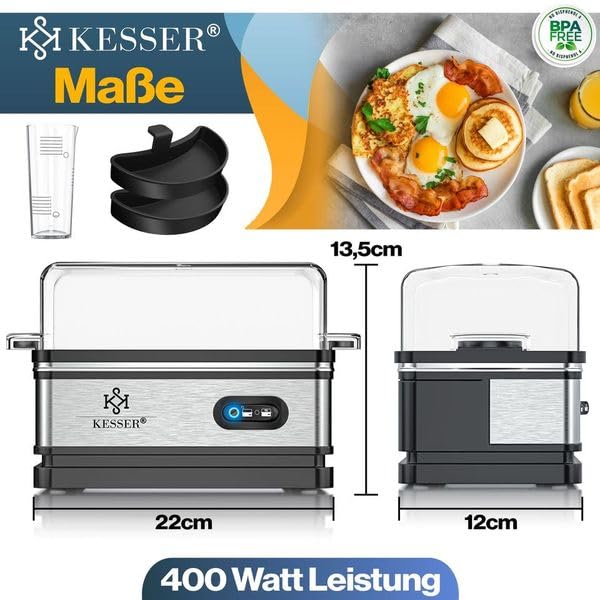 KESSER Eierkocher für 1 bis 6 Eier