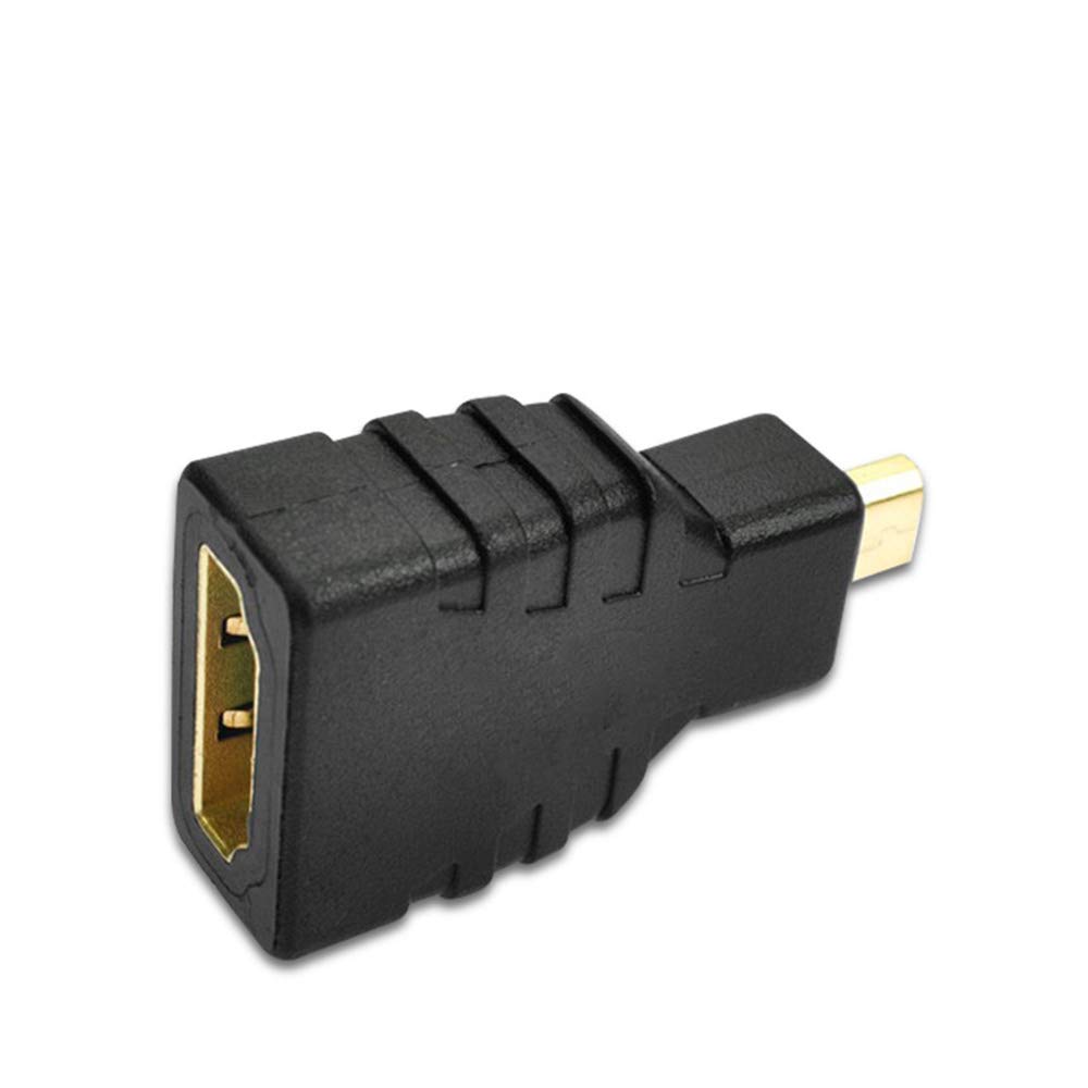 QIANRENON Adattatore Da Micro HDMI A HDMI 4K Micro HDMI Maschio A HDMI Femmina Convertitore 1080p Full HD 4K/3D, Per TV Cellulare Telefono Tablet, 2 Pezzi - Foto 4