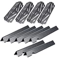 Grill Flavorizer Bars for Weber Genesis II E-410, S-410, LX E-440, S-440, Weber Genesis 2 66041 66033 66796 66030 66686 Heat Deflectors Grill Replacement Parts, 17” Porcelain Steel Flavor Bars