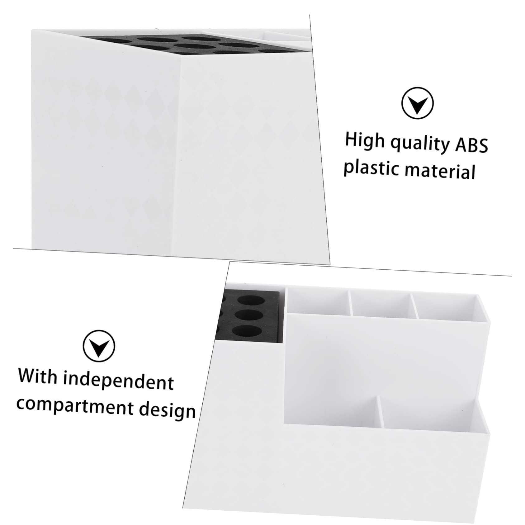 Healvian Hair Cutting Tool Organizer Box Abs Material Stylist Scissors Comb Holder