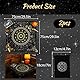 Altar Zubehör - Tarot-Tuch - Altartuch für Rituale, Esoterik Zubehör, Tarot Tuch für Tarotkarten & Pendel(Eine Tischdecke + eine Tasche)