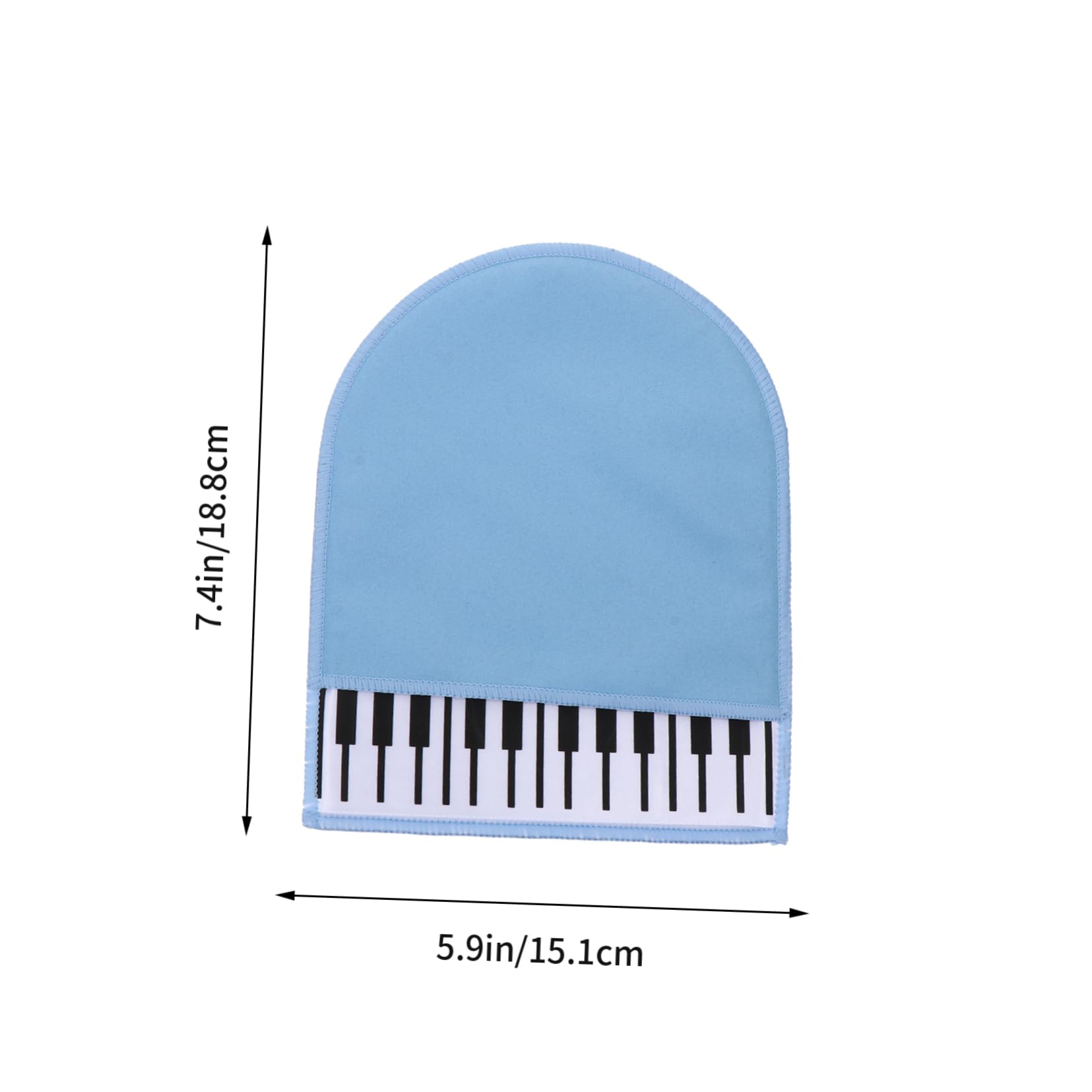 OFFSCH 1Pc Piano Cleaning Cloth Soft Supple Cleaning Rag for Musical Instruments Easy to Use for and Polishing Pianos Violins Guitars and More