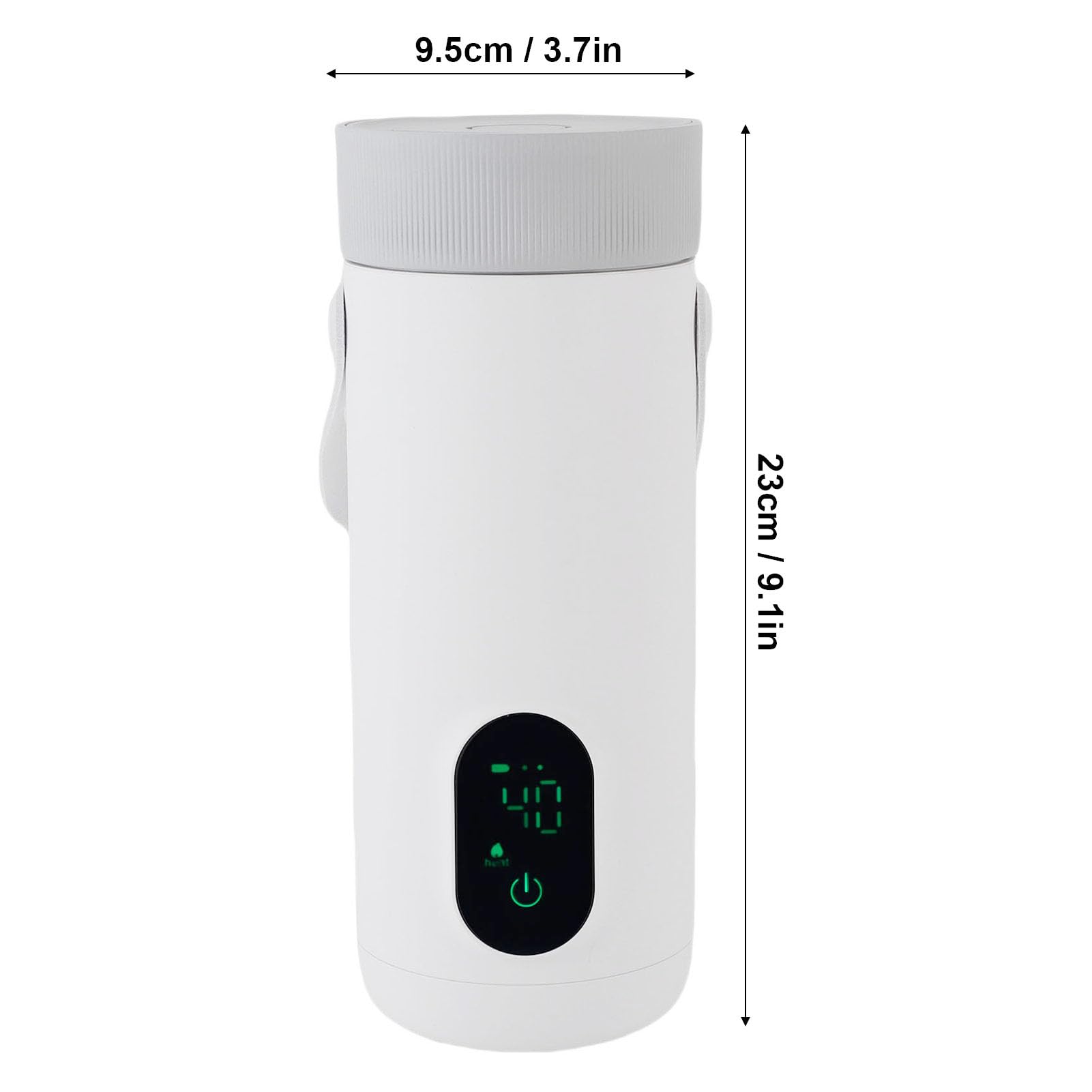 Annadue Podróżny Czajnik Elektryczny 350 Ml Przenośny Bojler na gorącą wodę z możliwością ładowania Przez USB do Samochodu na Zewnątrz Camping Herbata Kawa