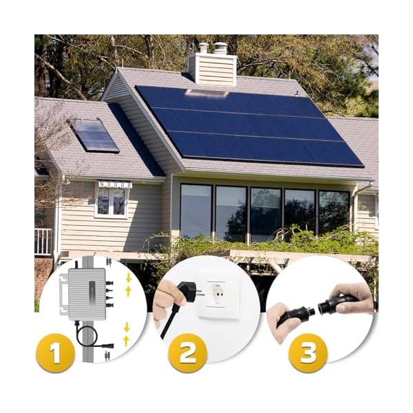 SUNNIVA 920W Balkonkraftwerk BIFAZIAL FULLBLACK komplett Steckdose Ecoflow 800W Wechselrichter, PV Solaranlage, 2x 460W Glas-Glas Solarmodule, inkl. 5m Kabel, Bluetooth WIFI, Komplettset – Bild 5
