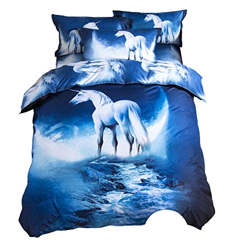 GODGETS Funda de Impresión Algodón Colcha Nórdica de Edredón de Estrella de Cielo en 3D, Funda de Misterioso Cielo Ropa de Cama,Galaxia 13,(50 * 70) CM Pillowcase