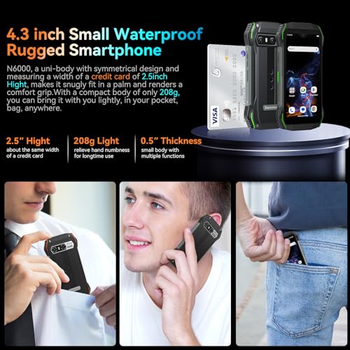Blackview US2023YQ-N6000-BLACK 4.3 Inch Mini Mobile Phone, N6000 Rugged Phones Unlocked thumb #4