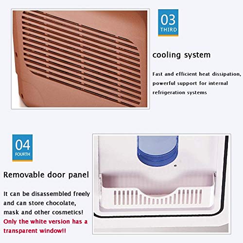 Koelkast, vrieskast, mini-koelkast, 12 V-24 V/220 V-240 V, voor auto, koelbox, dubbel gebruik warm / koud, draagbaar, ijsbox, kleine vriezer, camping, zwart, 28 l - Image 5