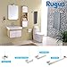 RUGUS Modern Bathroom Accessories- 4-Piece Bathroom Hardware Set Bath Hardware Towel Bar Accessory Set-Brushed Nickel