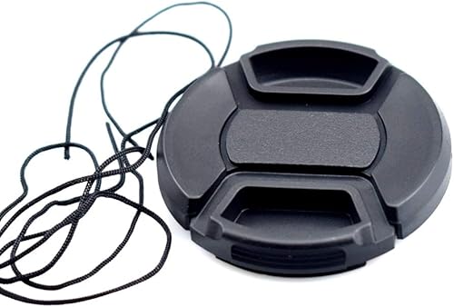 Tapa de lente de 2.047 in a presión central adecuada para Nikon y Canon y para Sony Cualquier lente con cámara de Ø 2.047 in. Tapa de lente de