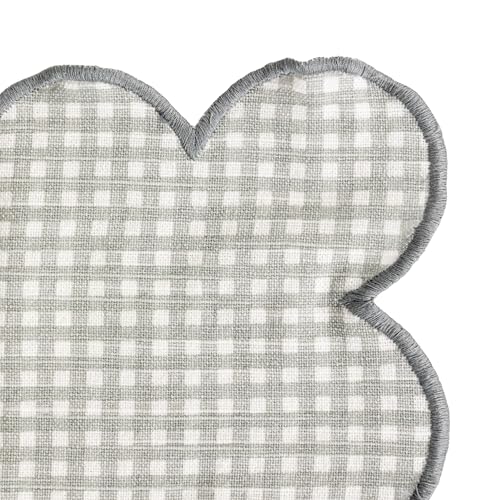 Set de 4 servilletas cuadradas de algodón con estampado multicolor miniatura 4