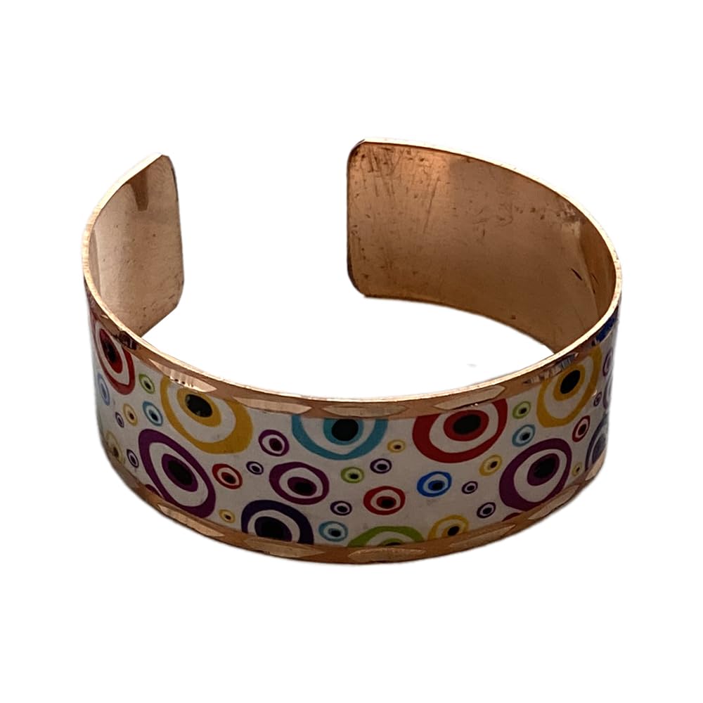 VIE Evil Eye Copper Cuff, Style 03