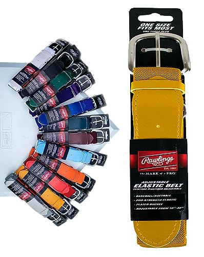 Image of Rawlings | Elastic Game Day Belt | Baseball /Softball | Adult /Youth | Multiple Colors
