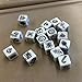 48 PCS 16MM Blank White Dice for Board Games, DIY, Fun, and Teaching