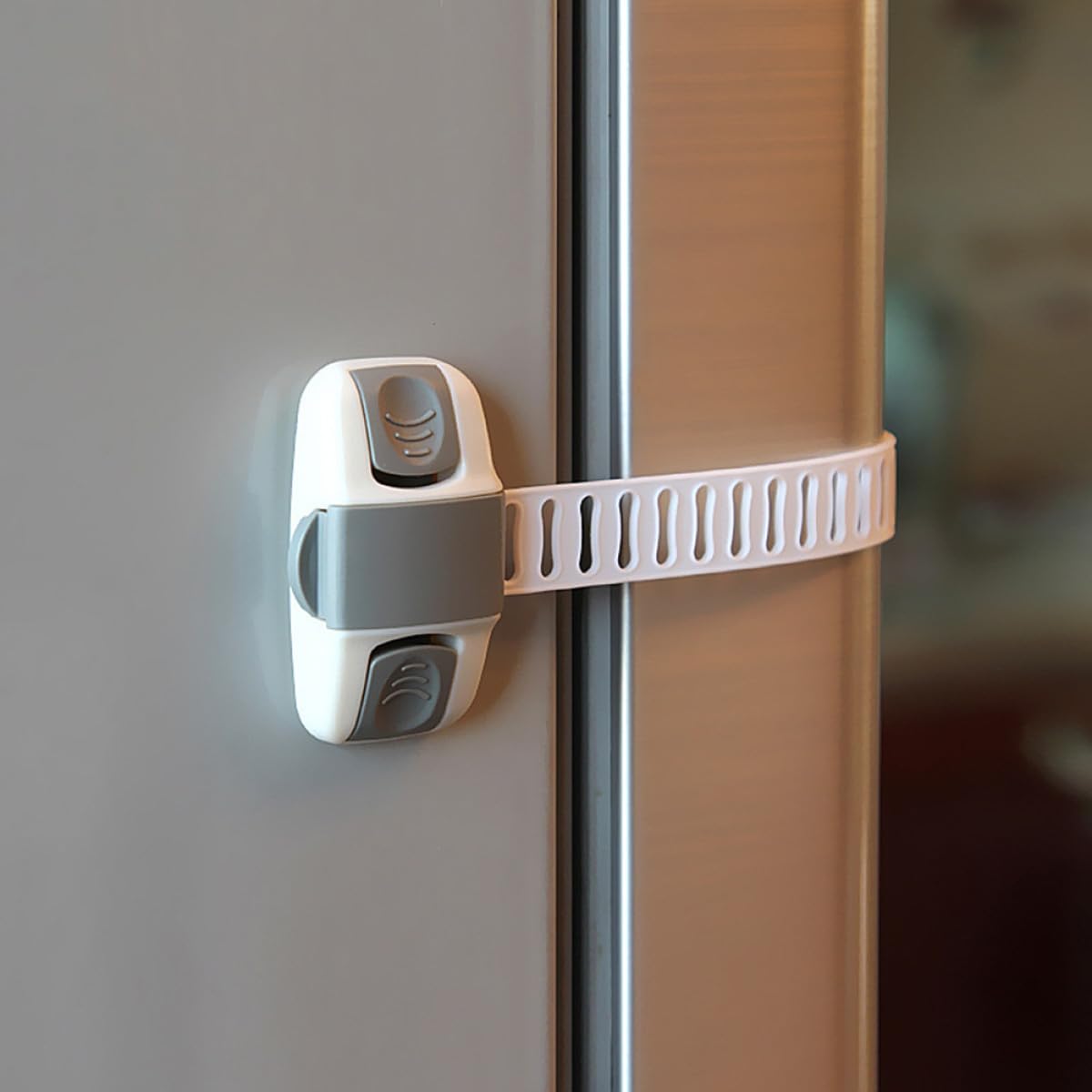 VICASKY Cerradura de Seguridad Infantil para Armarios y Nevera, 8 Piezas de Plástico Abs, Diseño Fácil para Adultos, Protección Segura para Bebés y Niños