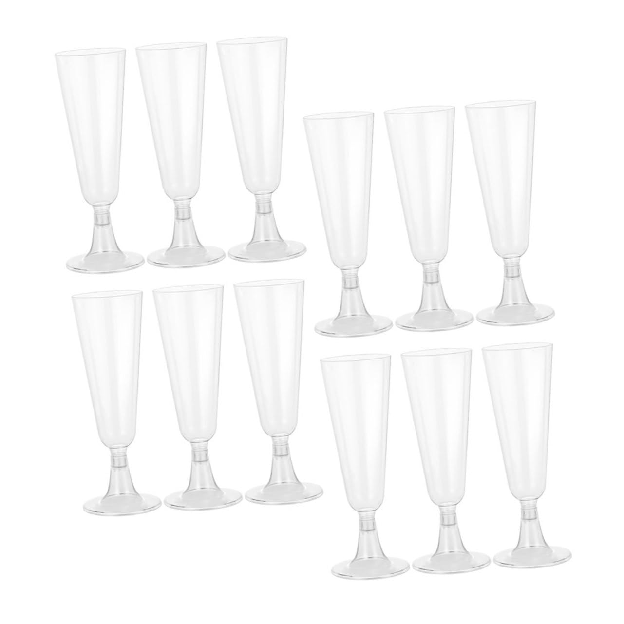 BRIGHTFUFU Plastic Glasses Disposable Whiskey Glass for Home Hotel Banquet Bar Wedding Day Es