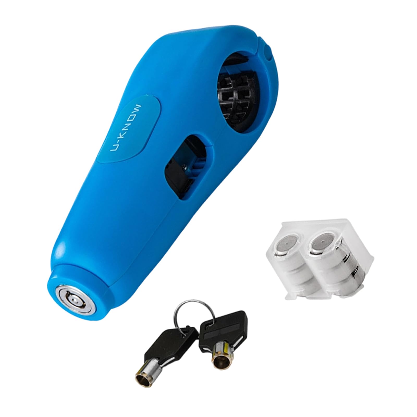 Hsioluted Blue Anti Theft Motorcycle Handlebar For Scooters Atvs And Bikes Motorcycle Helmets Locks Anti Theft